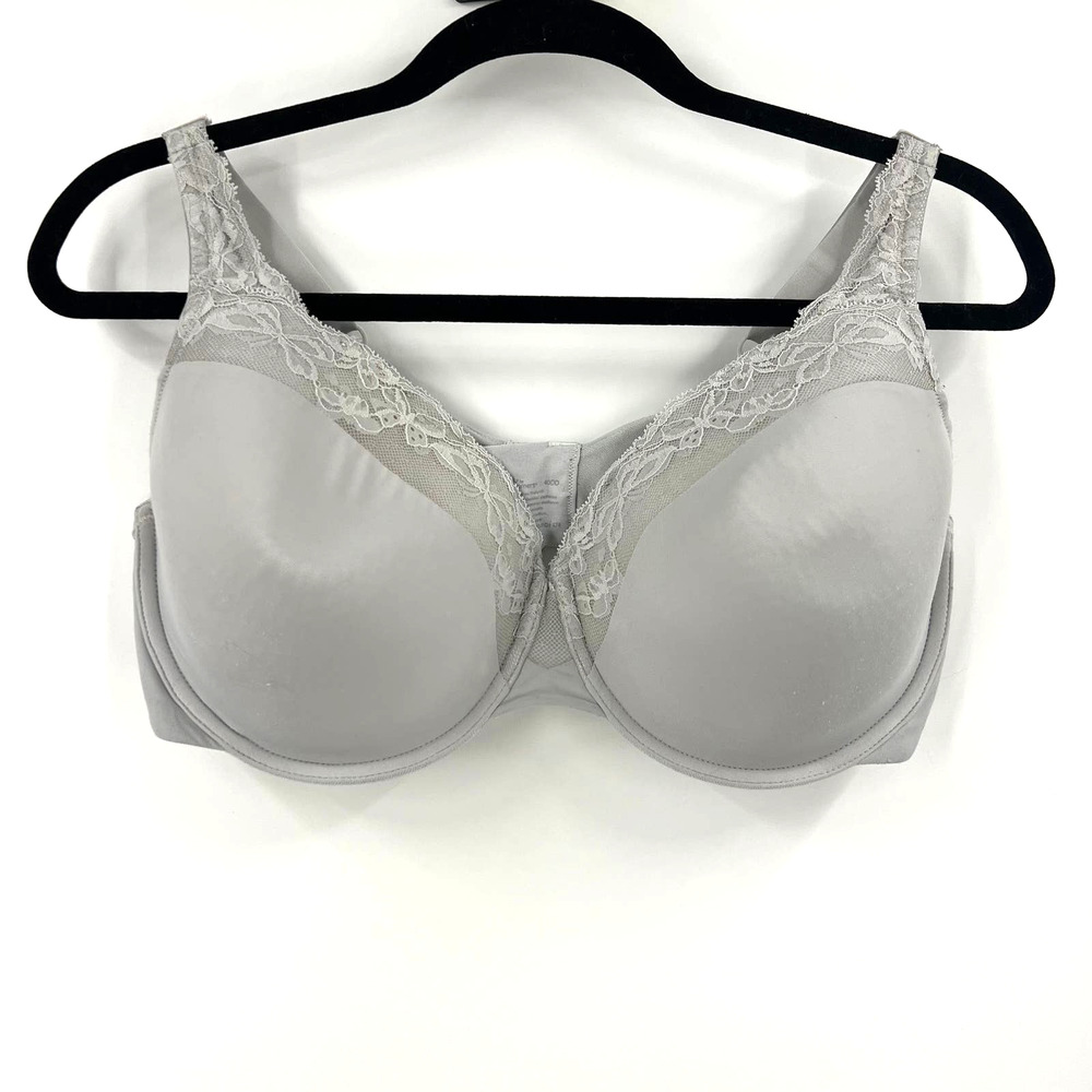 OLGA Underwire Bra Cloud 9 Full Figure Super Soft Lace Comfort W Lift 40DD